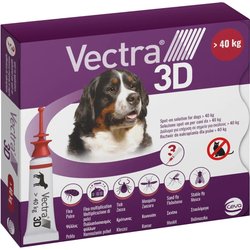Vectra 3D Rosso Spot-On Cani Superiori A 40 Kg 3 Pipette Vectra 3D Rosso Spot-On Cani Superiori A 40 Kg 3 Pipette