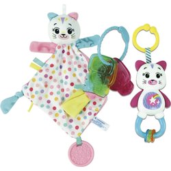 Baby Clementoni For You - Baby Gift Set Kitty, Idea Regalo Neonato, Accessori Prima Infanzia, Sonaglio Con Anelli Mobili, Chiavi Massaggiagengive, Lenzuolo Doudou, Kit Nascita, Made In Italy, 17805 Baby Clementoni For You - Baby Gift Set Kitty, Idea Regalo Neonato, Accessori Prima Infanzia, Sonaglio Con Anelli Mobili, Chiavi Massaggiagengive, Lenzuolo Doudou, Kit Nascita, Made In Italy, 17805