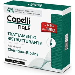 Capelli Fiale Cheratina Biotina SANAVITA 12 Fiale Capelli Fiale Cheratina Biotina SANAVITA 12 Fiale