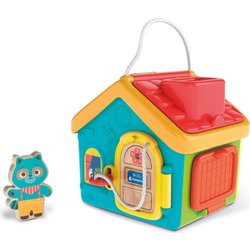 Baby Clementoni - Baby House Montessori Lock & Key, Casetta Attività , Gioco Educativo Bambini 18+ Mesi, Stimola Manualità Fine E Logica, Con Elementi In Legno, 17857 Baby Clementoni - Baby House Montessori Lock & Key, Casetta Attività , Gioco Educativo Bambini 18+ Mesi, Stimola Manualità Fine E Logica, Con Elementi In Legno, 17857