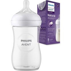 Avent Biberon Natural Response 3.0 Trasparente 260 Ml Avent Biberon Natural Response 3.0 Trasparente 260 Ml