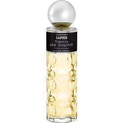 PARFUMS SAPHIR Tierra de Saphir, Eau de Parfum con Vaporizzatore da Uomo, 200 Ml PARFUMS SAPHIR Tierra de Saphir, Eau de Parfum con Vaporizzatore da Uomo, 200 Ml