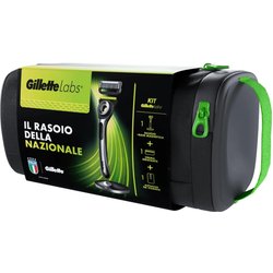 Gillette Labs Rasoio Uomo, Con 1 Lamette Gillette Labs Con Barra Integrata, Base Magnetica, Crema Idratante Viso E Barba, Custodia Da Viaggio, Grigio, Rasoio Manuale, Lamette Da Barba Autentiche Gillette Labs Rasoio Uomo, Con 1 Lamette Gillette Labs Con Barra Integrata, Base Magnetica, Crema Idratante Viso E Barba, Custodia Da Viaggio, Grigio, Rasoio Manuale, Lamette Da Barba Autentiche