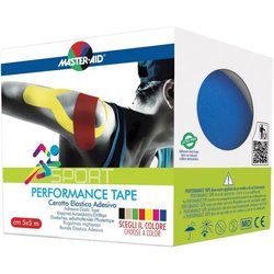 Master Aid Sport Perform Blu Taping Neuromuscolare 5 X 500 Cm