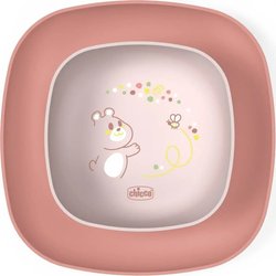 Chicco Set Di Piatti 12M+ Colore Rosa, 2 Piatti Chicco Set Di Piatti 12M+ Colore Rosa, 2 Piatti