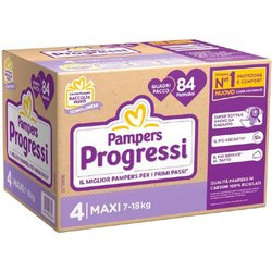 Pampers Quadri Progressi Maxi 84 Pezzi
