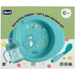 Chicco Set Prima Pappa 6M+ Colore Azzurro Chicco Set Prima Pappa 6M+ Colore Azzurro