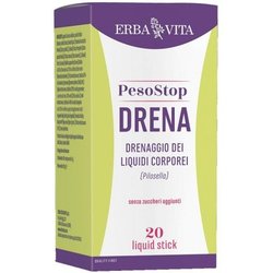 Erba Vita Pesostop Drena 20 Liquid Stick - Integratore Per Il Drenaggio Dei Liquidi Corporei