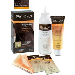 Biokap Nutricolor 5,06 Castano Noce Moscata Tinta Tubo + Flacone Biokap Nutricolor 5,06 Castano Noce Moscata Tinta Tubo + Flacone