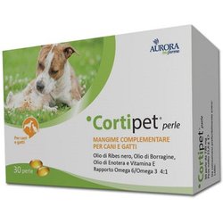 Cortipet Perle Alimento Complementare Per Le Affezioni Di Cute E Mantello Di Cani E Gatti 30 Perle