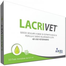 Aurora Biofarma Lacrivet Gocce Oculari Per Cane E Gatto 10 Flaconcini