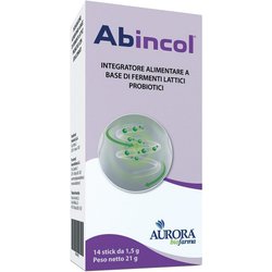 Abincol Integratore Di Fermenti Lattici 14 Stick Orosolubili