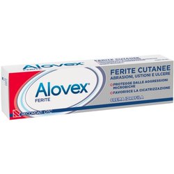 Alovex Crema Abrasioni Ferite Cutanee, Ustioni, Ulcere, 30 ml