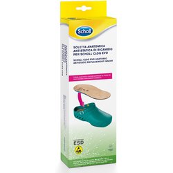 Scholl Solette Anatomiche E Antistatiche, Solette Unisex Per Clog Evo, Taglia 41-42, Confezione Da 1 Paio Scholl Solette Anatomiche E Antistatiche, Solette Unisex Per Clog Evo, Taglia 41-42, Confezione Da 1 Paio