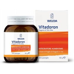 Weleda Vitadron Fragaria Et Vitis Folia Integratore Fegato 200 Pastiglie