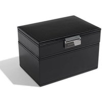 Stackers Black Cufflink And Watch Box - A1995