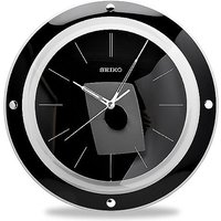 Seiko QXA314J Black Acrylic Wall Clock - C5930