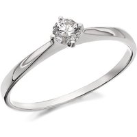 9ct White Gold Diamond Solitaire Ring - 1/4ct - D6328