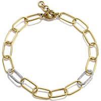 9ct Gold Diamond Trace Bracelet - 15pts - D95131