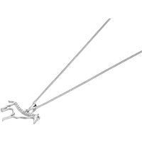 My Diamonds Silver Diamond Giraffe Necklace - D99128