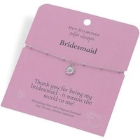 Silver Whisper Bridesmaid Diamond Bracelet - F7504 Silver Whisper Bridesmaid Diamond Bracelet - F7504