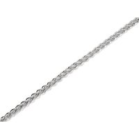 Silver 2.5mm Wide Spiga Chain - 24in - F9412