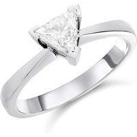 Platinum Diamond Solitaire Engagement Ring - 47pts - J/SI1 - H041000