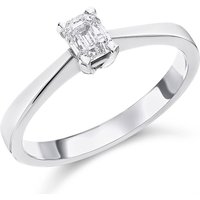 Platinum Diamond Solitaire Engagement Ring - 56pts - G/SI1 - H05475