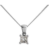 Platinum Diamond Solitaire Necklace - 1/2ct - L/VS2 - H05598