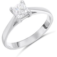 Platinum Diamond Solitaire Engagement Ring - 70pts - F/VS2 - H071010