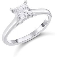 18ct White Gold Diamond Solitaire Engagement Ring - 1.01ct - G/I2 - H10474
