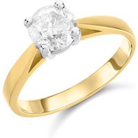 18ct Yellow Gold Diamond Solitaire Engagement Ring - 1.3ct - H/I3 - H1354