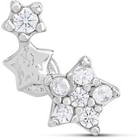 Surgical Steel Trio of Stars Labret Single Stud - J3917