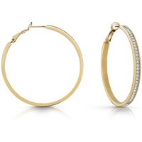GUESS JUBE02247JWYG Crystal Hoop Earrings - J42242