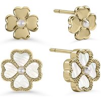 Radley RYJ1566S Gold Tone Mother Of Pearl Flower Earring Set - J81940