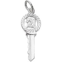 Silver 21 Key Of The Door Charm - J9119