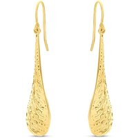 AUREUS Sterling Silver & 9ct Bonded Gold Hook Wire Earrings - M3405