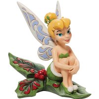 Disney Traditions 6010874 Tinkerbell On Holly Leaf - P01490