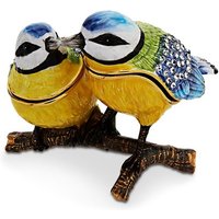 Treasured Trinkets Pair Of Bluetits Trinket Box - P12182 Treasured Trinkets Pair Of Bluetits Trinket Box - P12182