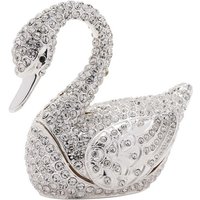 Treasured Trinkets Crystal Swan Trinket Box - P12195 Treasured Trinkets Crystal Swan Trinket Box - P12195