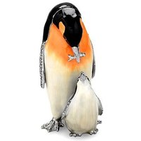 Treasured Trinkets Penguin And Baby Trinket Box - P1288