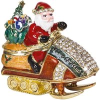 Craycombe Trinkets Santa On Snowmobile Trinket Box - P1306 Craycombe Trinkets Santa On Snowmobile Trinket Box - P1306