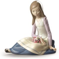 Lladro 01009221 Contemplative Young Girl - P4444