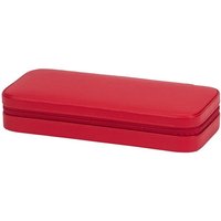 Bonded Red Leather Travel Jewellery Box - P55185