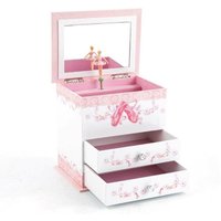 Mele & Co Ballet Shoes Musical Jewellery Box - P5613