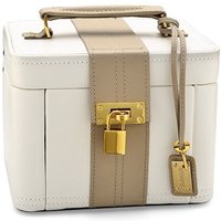Two Tone Leather Jewellery Box - P5808