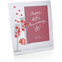 Juliana 40th Anniversary Mirror Photo Frame - P71155
