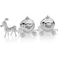 Celebrations Silver Plated Horse And Carriage First Tooth And Curl Boxes - P7534