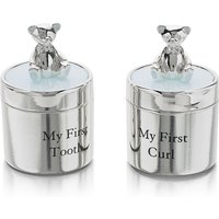 Bambino Silver Plated First Tooth And Curl Set - P7535
