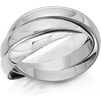 9ct White Gold Russian Wedding Ring - 3mm - R17532